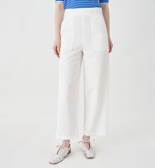 MACPHEE「コットンリネンツイル ストレートパンツ」|その他|