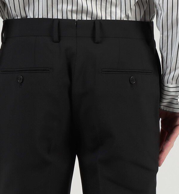 TOMORROWLAND MENS「Super130'sウール ノープリーツスリムスラックス DRAGO」|スラックス|