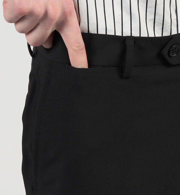 TOMORROWLAND MENS「Super130'sウール ノープリーツスリムスラックス DRAGO」|スラックス|