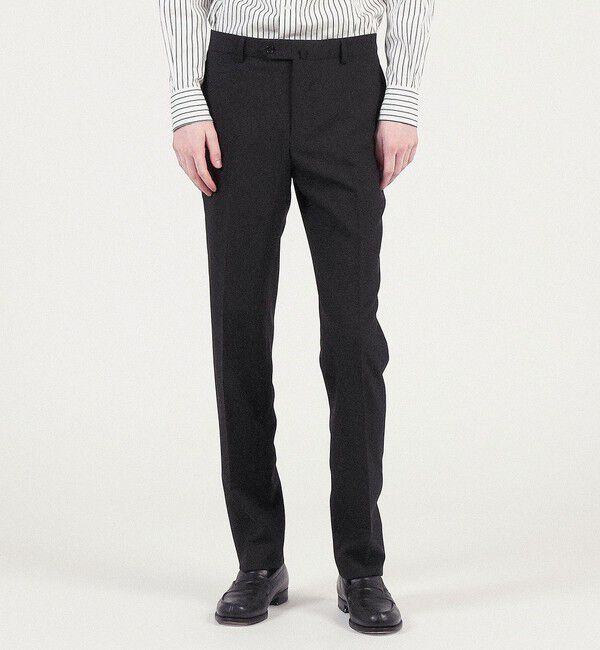 TOMORROWLAND MENS「Super130'sウール ノープリーツスリムスラックス DRAGO」|スラックス|