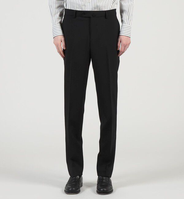 TOMORROWLAND MENS「Super130'sウール ノープリーツスリムスラックス DRAGO」|スラックス|