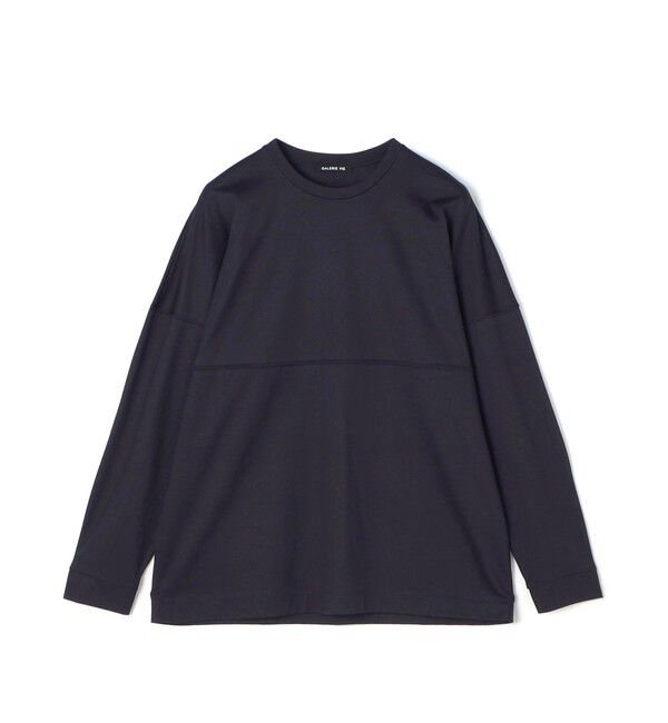 GALERIE VIE「ファインコットン ロングスリーブTシャツ」|Tシャツ・カットソー|69 ネイビー