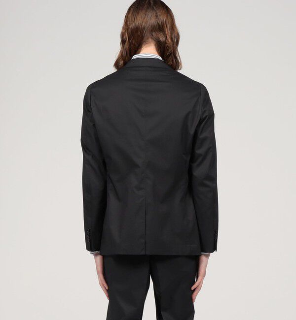 TOMORROWLAND MENS「コットンポリウレタンハイカウント シングルブレステッド2Bジャケット」|テーラードジャケット|