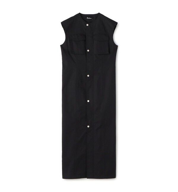 Edition「ミリタリー ジップアップロングワンピース」|ワンピース|19 ブラック