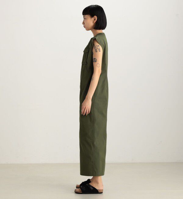 Edition「ミリタリー ジップアップロングワンピース」|ワンピース|