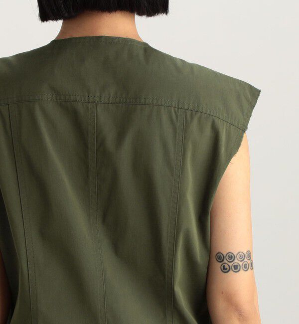 Edition「ミリタリー ジップアップロングワンピース」|ワンピース|