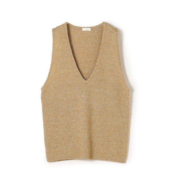 Ballsey「シャイニーメタル Iラインベスト」|ベスト・ジレ|93 ゴールド