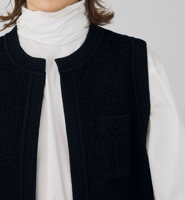 DES PRES「タックパターン フロントオープンジレ」|ベスト・ジレ|