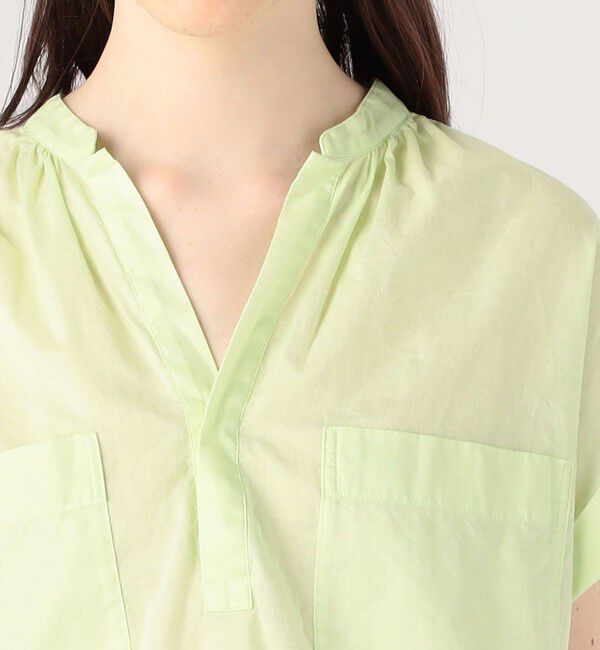 MACPHEE「コーマローン バンドカラーシャツ」|シャツ・ブラウス|