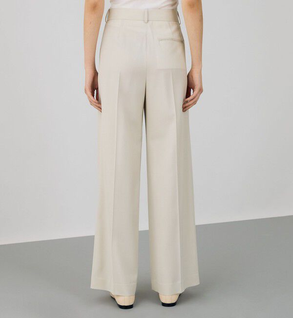 DES PRES「ハイツイストギャバジン タックパンツ」|スラックス|