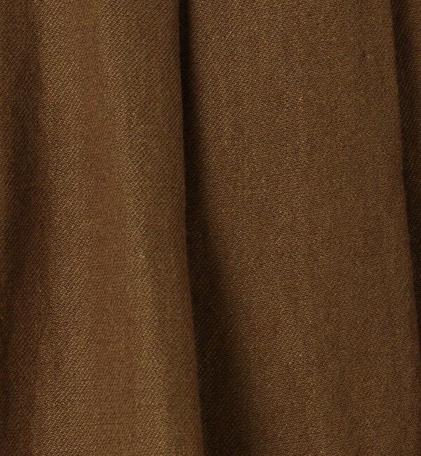 TOMORROWLAND MENS「ウールリネンコットン 2タックワイドストレートパンツ」|スラックス|