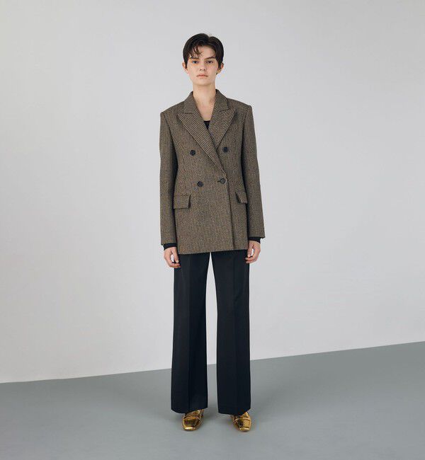 DES PRES「ブリティッシュツイード ダブルブレストジャケット」|テーラードジャケット|