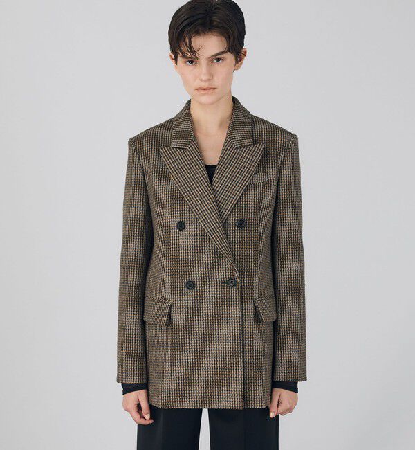 DES PRES「ブリティッシュツイード ダブルブレストジャケット」|テーラードジャケット|