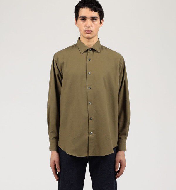 TOMORROWLAND BUYING WEAR「ERRICO FORMICOLA コットンネル レギュラーカラーシャツ」|シャツ・ブラウス|