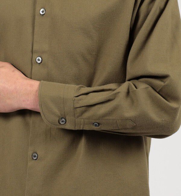 TOMORROWLAND BUYING WEAR「ERRICO FORMICOLA コットンネル レギュラーカラーシャツ」|シャツ・ブラウス|