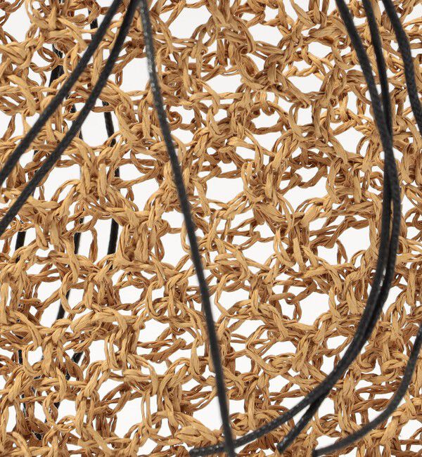 TOMORROWLAND GOODS「MANY RHIZOME RYE NET ショルダーバッグ」|かごバッグ|