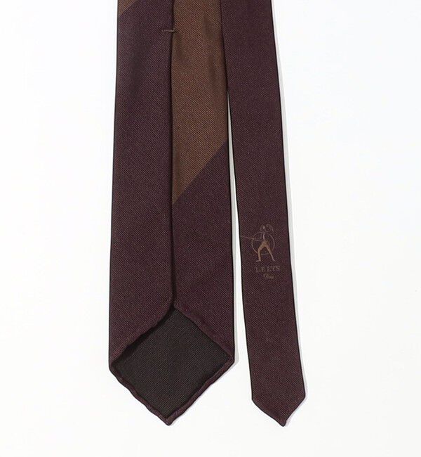 TOMORROWLAND GOODS「LE LYS シルク レジメンタルストライプネクタイ」|ネクタイ・蝶ネクタイ|