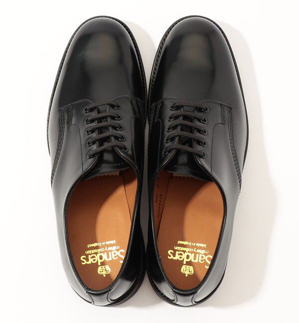 TOMORROWLAND GOODS「SANDERS ポリッシュドレザー プレーントゥシューズ」|その他|