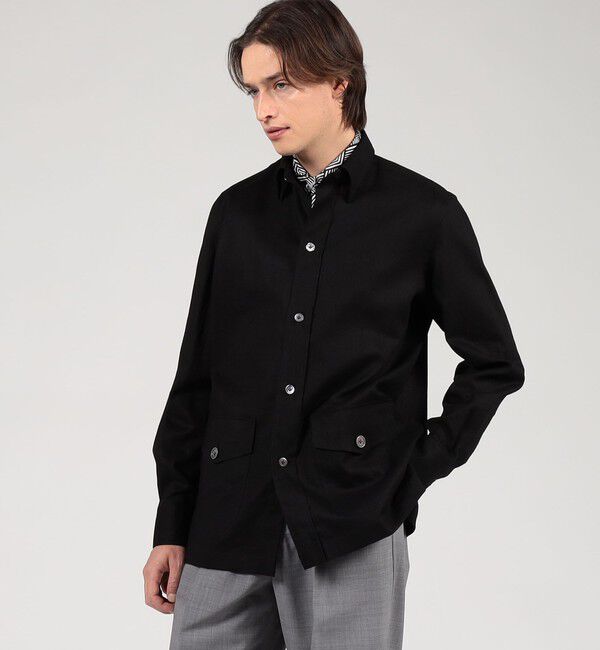 TOMORROWLAND BUYING WEAR「ERRICO FORMICOLA ALBERTO リネンオーバーシャツ」|シャツ・ブラウス|