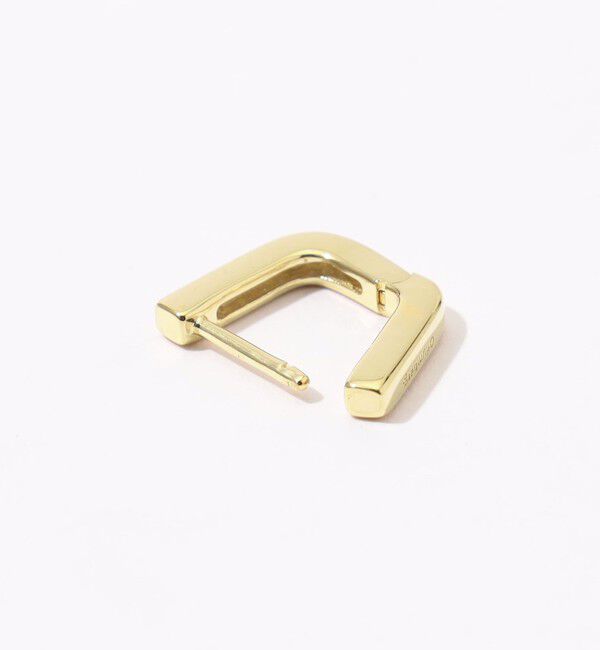 TOMORROWLAND GOODS「Otiumberg. Pave Edged Square フープピアス」|ピアス|