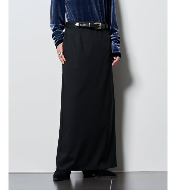  「STRAIGHT スカート」|スカート|ブラック