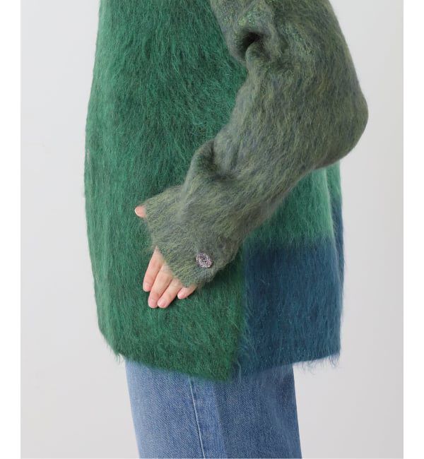  「WASTE YARN  PROJECT BRUSHED JACKET：ニットジャケット」|ニット・セーター|