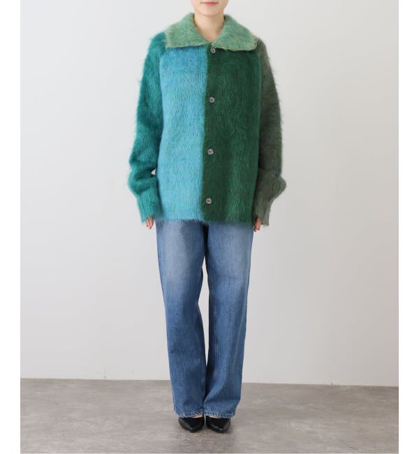  「WASTE YARN  PROJECT BRUSHED JACKET：ニットジャケット」|ニット・セーター|
