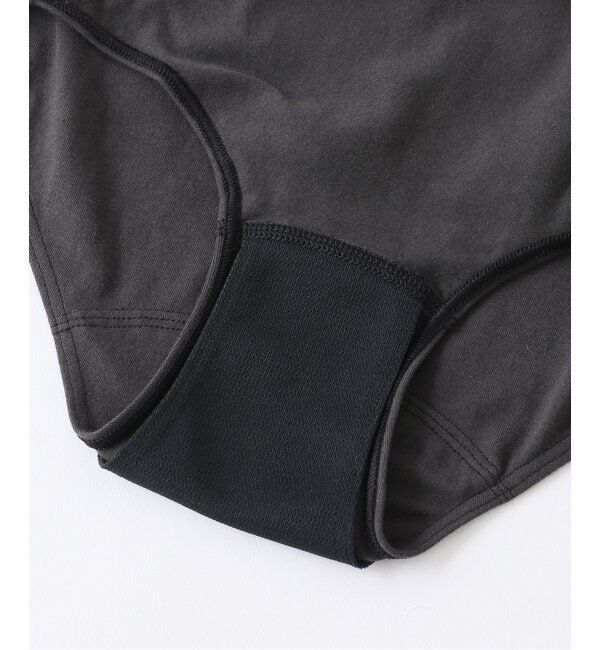 EMILYWEEK「【RESET】オーガニックコットン混 サニタリーショーツ（ブラック、ベージュ）」|インナー|