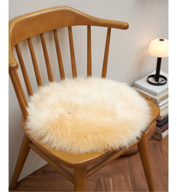 journal standard Furniture「SHEEPSKIN SEAT PAD　シープスキン シートパッド 35&times;35cm」|その他|キャメル