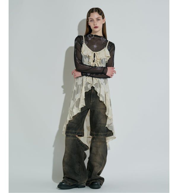 JOINT WORKS「ANNA SUI NYC / アナスイエヌワイシー ハート総柄シアートップス」|Tシャツ・カットソー|