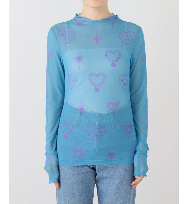 JOINT WORKS「ANNA SUI NYC / アナスイエヌワイシー ハート総柄シアートップス」|Tシャツ・カットソー|