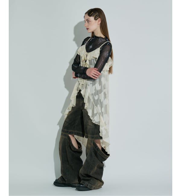 JOINT WORKS「ANNA SUI NYC / アナスイエヌワイシー ハート総柄シアートップス」|Tシャツ・カットソー|