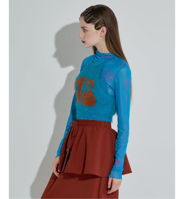 JOINT WORKS「ANNA SUI NYC / アナスイエヌワイシー ハート総柄シアートップス」|Tシャツ・カットソー|