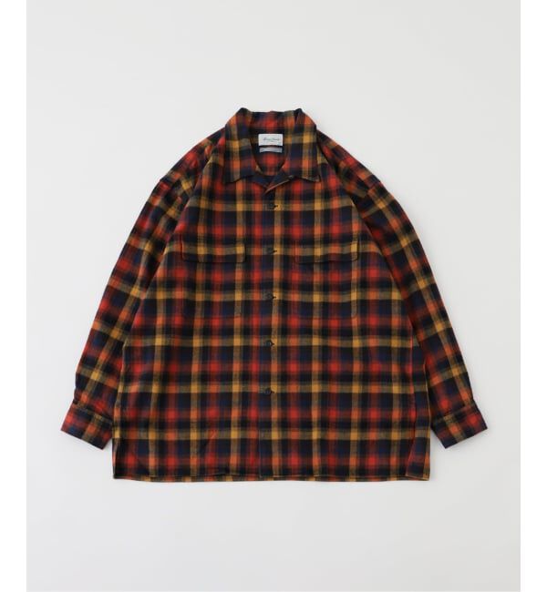 JOINT WORKS「MPSM /マービンポンティクシャツメーカーズ Open Collar SH」|シャツ・ブラウス|ネイビー