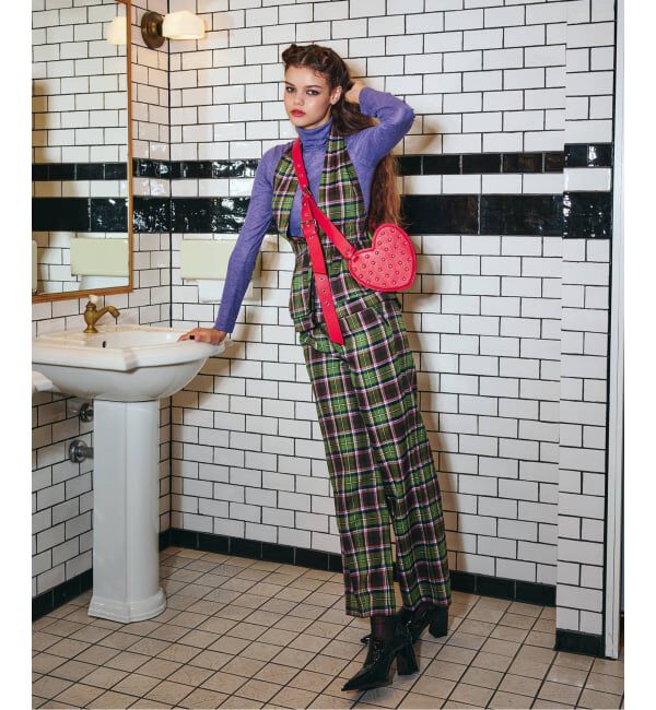 JOINT WORKS「ANNA SUI NYC / アナスイエヌワイシー ピンストパーティーパンツ」|スラックス|