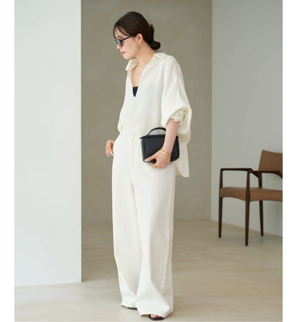 Plage「《追加》GEORGETTE SKIPPER ブラウス」|シャツ・ブラウス|