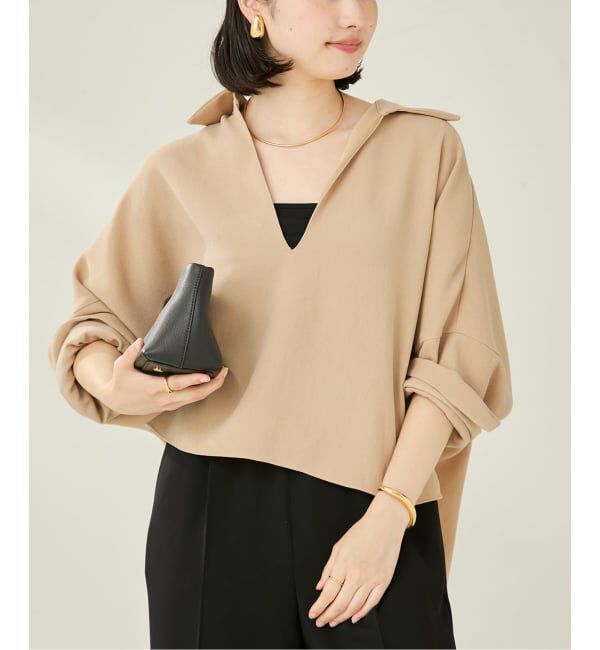 Plage「《追加》GEORGETTE SKIPPER ブラウス」|シャツ・ブラウス|