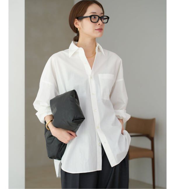 Plage「COTTON LOOSE シャツ」|シャツ・ブラウス|ホワイト