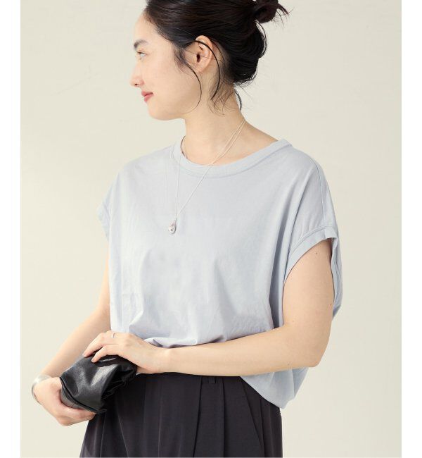 Plage「《追加》ALBINI ハイゲージTシャツ」|Tシャツ・カットソー|サックスブルー B