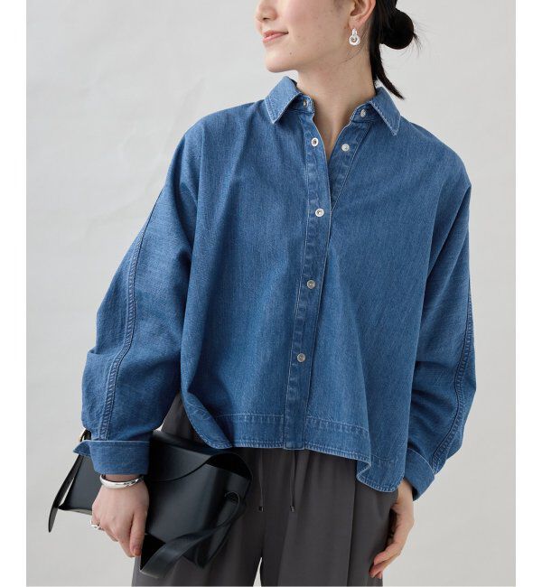 VERMEIL par iena「《追加2》デニムフォルムシャツ」|シャツ・ブラウス|