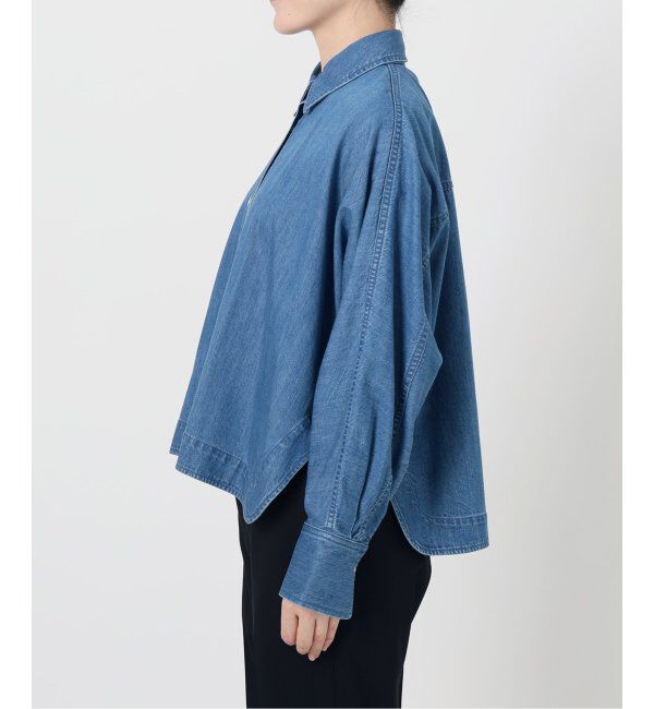 VERMEIL par iena「《追加2》デニムフォルムシャツ」|シャツ・ブラウス|