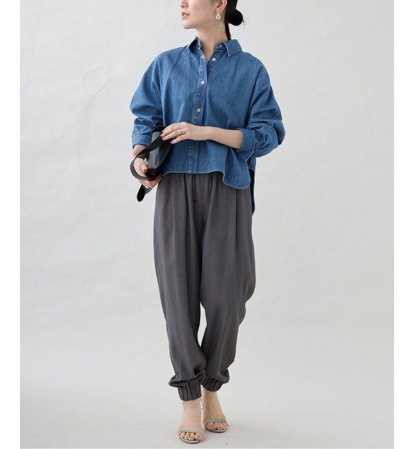 VERMEIL par iena「《追加2》デニムフォルムシャツ」|シャツ・ブラウス|