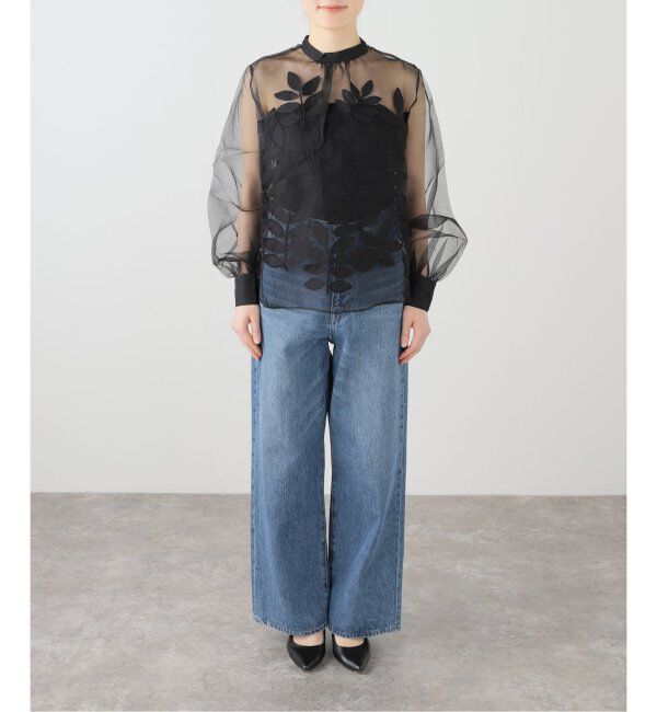 IENA LA BOUCLE「mii/ミイ HAND EMBROIDERED ブラウス」|シャツ・ブラウス|