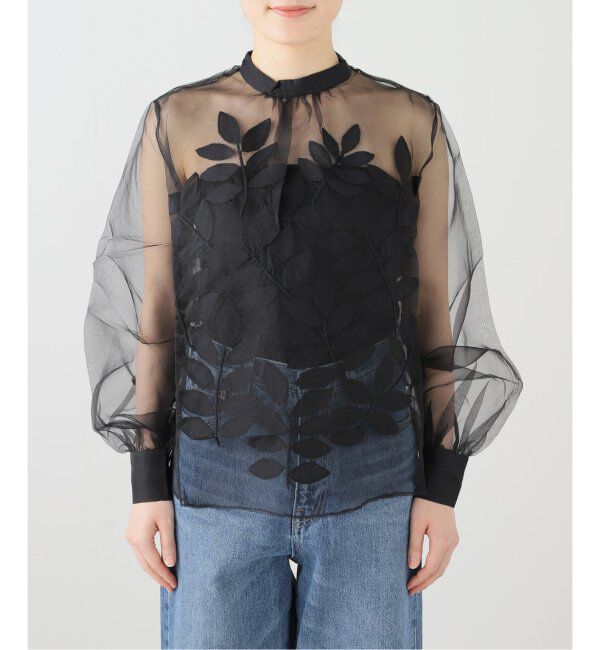 IENA LA BOUCLE「mii/ミイ HAND EMBROIDERED ブラウス」|シャツ・ブラウス|