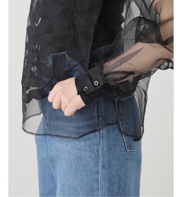 IENA LA BOUCLE「mii/ミイ HAND EMBROIDERED ブラウス」|シャツ・ブラウス|