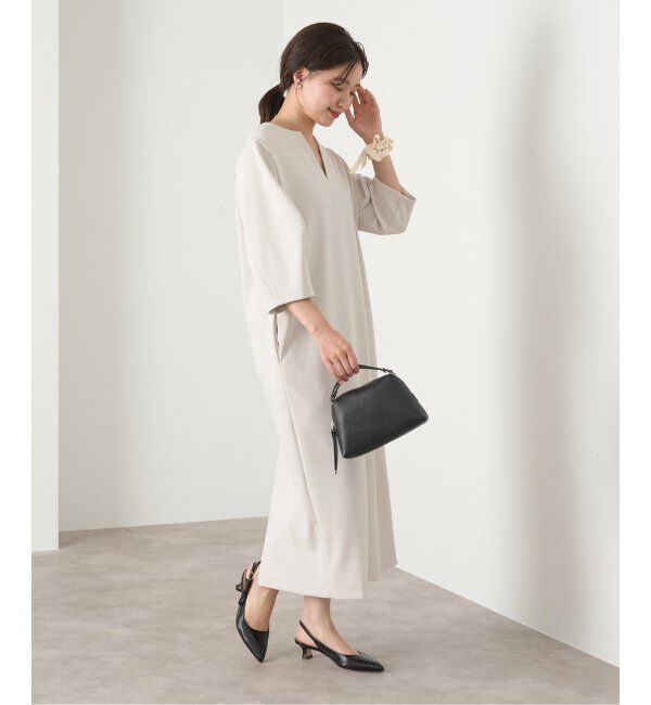 IENA「《WEB限定/追加2》タックスリーブワンピース」|ワンピース|