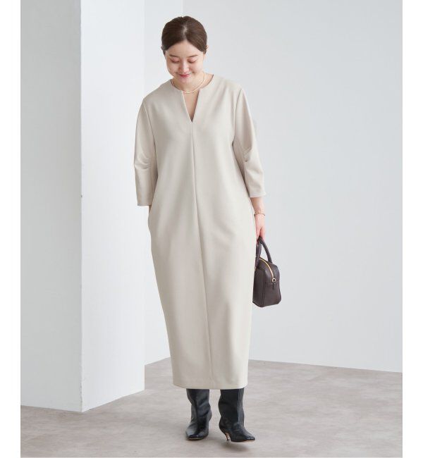 IENA「《WEB限定/追加2》タックスリーブワンピース」|ワンピース|