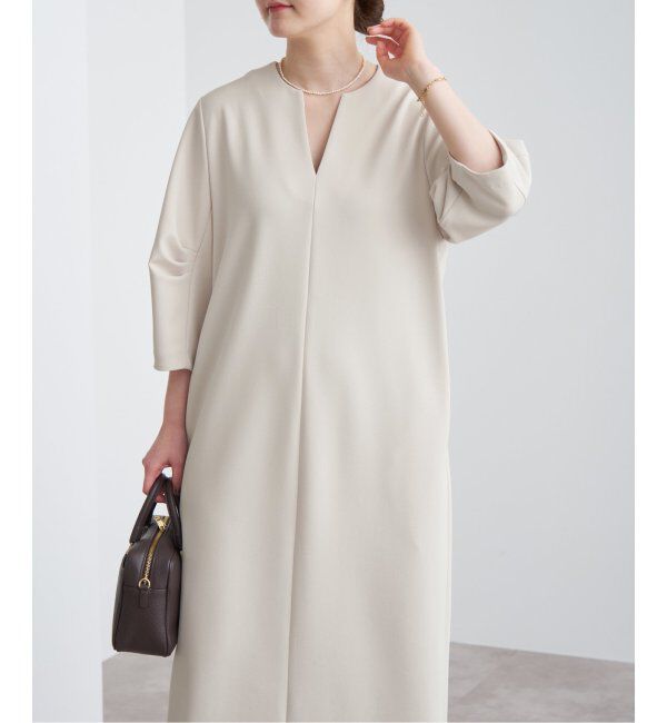 IENA「《WEB限定/追加2》タックスリーブワンピース」|ワンピース|