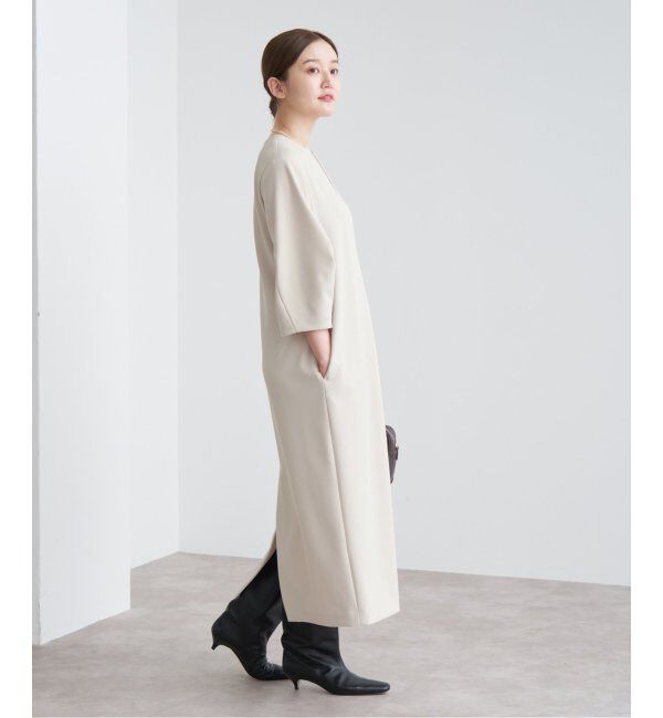 IENA「《WEB限定/追加2》タックスリーブワンピース」|ワンピース|