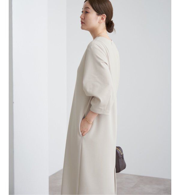 IENA「《WEB限定/追加2》タックスリーブワンピース」|ワンピース|